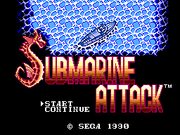 Submarine Attack (Europe) Title Screen